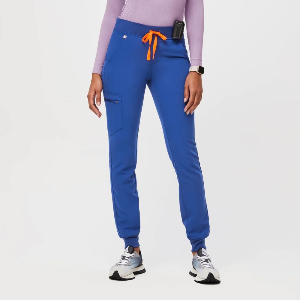 *LIKE NEW* FIGS Zamora Jogger Scrub Pants in Winning Blue